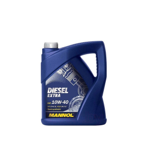 Масло Моторное Полусинтетическое (MANNOL Diesel Extra SAE 10W-40 API CH-4/SL) 5л, 7504