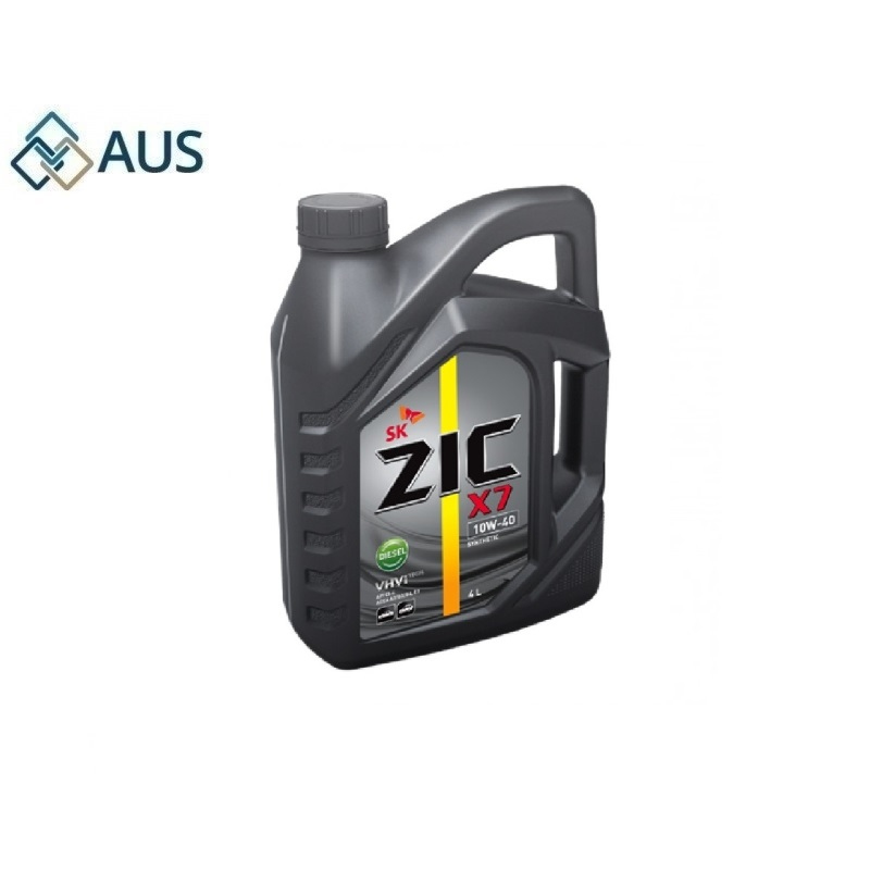 Масло моторное полусинтетическое (ZIC X7 Diesel 10w40) 4л