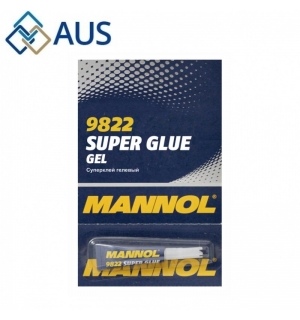Супер клей гелевый (Super Glue Gel MANNOL), 3г, 9822